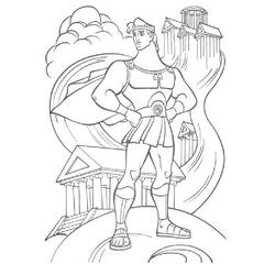 Раскраска: Геркулес (Супер герой) #84157 - Бесплатные раскраски для печати