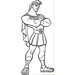 Раскраска: Геркулес (Супер герой) #84224 - Бесплатные раскраски для печати
