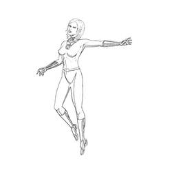 Раскраска: Женщина-невидимка (Супер герой) #83222 - Бесплатные раскраски для печати
