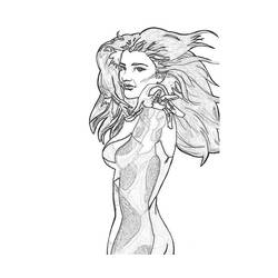 Раскраска: Женщина-невидимка (Супер герой) #83232 - Бесплатные раскраски для печати