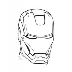 Раскраска: Железный Человек (Супер герой) #80540 - Бесплатные раскраски для печати