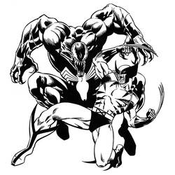 Раскраска: Marvel Superhero (Супер герой) #79656 - Бесплатные раскраски для печати