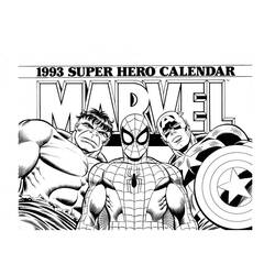 Раскраска: Marvel Superhero (Супер герой) #79862 - Бесплатные раскраски для печати