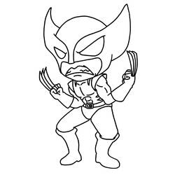 Раскраска: Marvel Superhero (Супер герой) #79915 - Бесплатные раскраски для печати