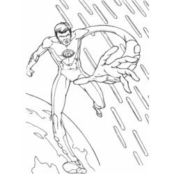 Раскраска: Мистер Фантастик (Супер герой) #84743 - Бесплатные раскраски для печати