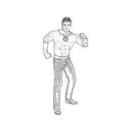 Раскраска: Мистер Фантастик (Супер герой) #84801 - Бесплатные раскраски для печати