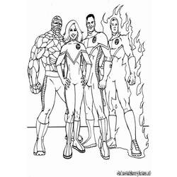 Раскраска: Мистер Фантастик (Супер герой) #84817 - Бесплатные раскраски для печати