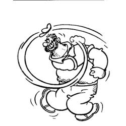 Раскраска: Popeye (Супер герой) #84712 - Бесплатные раскраски для печати