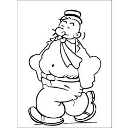 Раскраска: Popeye (Супер герой) #84725 - Бесплатные раскраски для печати