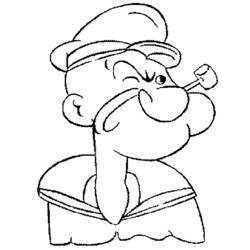 Раскраска: Popeye (Супер герой) #84729 - Бесплатные раскраски для печати