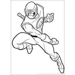 Раскраска: Могучие Рейнджеры (Супер герой) #49956 - Бесплатные раскраски для печати