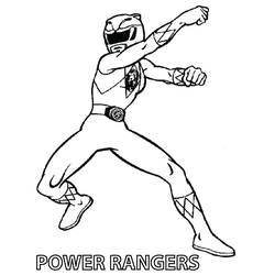 Раскраска: Могучие Рейнджеры (Супер герой) #49962 - Бесплатные раскраски для печати