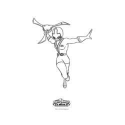 Раскраска: Могучие Рейнджеры (Супер герой) #49965 - Бесплатные раскраски для печати