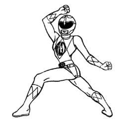 Раскраска: Могучие Рейнджеры (Супер герой) #49976 - Бесплатные раскраски для печати