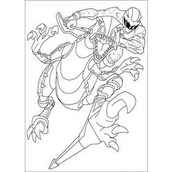 Раскраска: Могучие Рейнджеры (Супер герой) #49988 - Бесплатные раскраски для печати