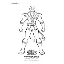 Раскраска: Могучие Рейнджеры (Супер герой) #49989 - Бесплатные раскраски для печати