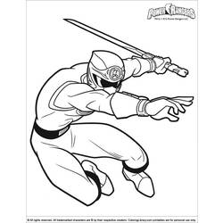 Раскраска: Могучие Рейнджеры (Супер герой) #50010 - Бесплатные раскраски для печати