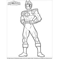 Раскраска: Могучие Рейнджеры (Супер герой) #50018 - Бесплатные раскраски для печати