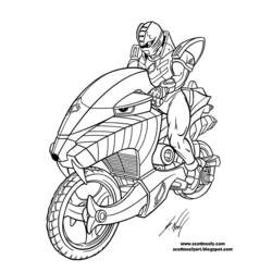 Раскраска: Могучие Рейнджеры (Супер герой) #50025 - Бесплатные раскраски для печати