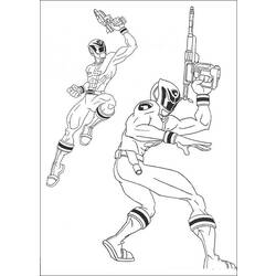 Раскраска: Могучие Рейнджеры (Супер герой) #50066 - Бесплатные раскраски для печати