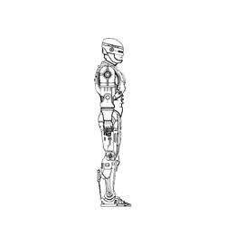 Раскраска: Робокоп (Супер герой) #71338 - Бесплатные раскраски для печати