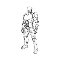 Раскраска: Робокоп (Супер герой) #71340 - Бесплатные раскраски для печати