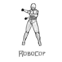 Раскраска: Робокоп (Супер герой) #71367 - Бесплатные раскраски для печати