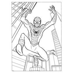 Раскраска: человек-паук (Супер герой) #78640 - Бесплатные раскраски для печати