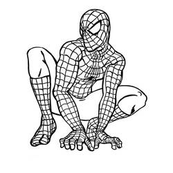 Раскраска: человек-паук (Супер герой) #78648 - Бесплатные раскраски для печати