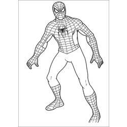 Раскраска: человек-паук (Супер герой) #78651 - Бесплатные раскраски для печати