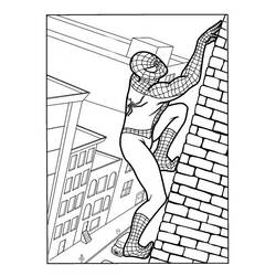 Раскраска: человек-паук (Супер герой) #78658 - Бесплатные раскраски для печати