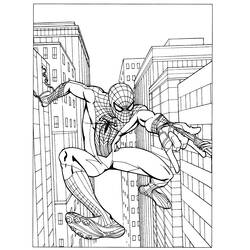 Раскраска: человек-паук (Супер герой) #78663 - Бесплатные раскраски для печати