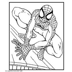 Раскраска: человек-паук (Супер герой) #78664 - Бесплатные раскраски для печати