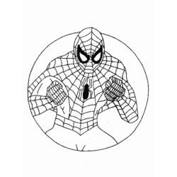 Раскраска: человек-паук (Супер герой) #78665 - Бесплатные раскраски для печати