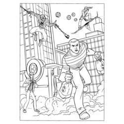 Раскраска: человек-паук (Супер герой) #78666 - Бесплатные раскраски для печати