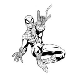 Раскраска: человек-паук (Супер герой) #78667 - Бесплатные раскраски для печати