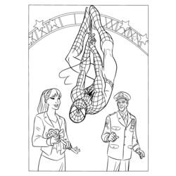 Раскраска: человек-паук (Супер герой) #78669 - Бесплатные раскраски для печати