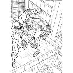 Раскраска: человек-паук (Супер герой) #78683 - Бесплатные раскраски для печати