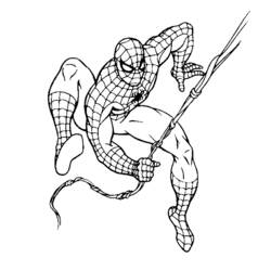 Раскраска: человек-паук (Супер герой) #78688 - Бесплатные раскраски для печати