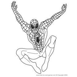 Раскраска: человек-паук (Супер герой) #78699 - Бесплатные раскраски для печати