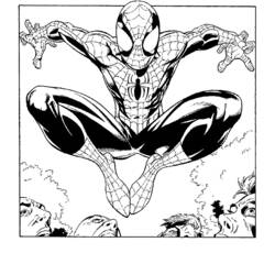 Раскраска: человек-паук (Супер герой) #78710 - Бесплатные раскраски для печати