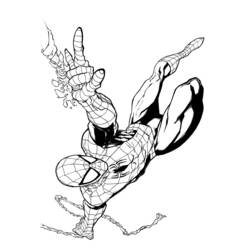 Раскраска: человек-паук (Супер герой) #78739 - Бесплатные раскраски для печати