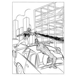 Раскраска: человек-паук (Супер герой) #78758 - Бесплатные раскраски для печати