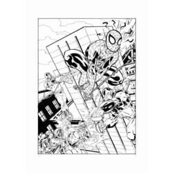 Раскраска: человек-паук (Супер герой) #78760 - Бесплатные раскраски для печати