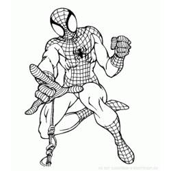 Раскраска: человек-паук (Супер герой) #78824 - Бесплатные раскраски для печати