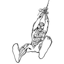 Раскраска: человек-паук (Супер герой) #78826 - Бесплатные раскраски для печати
