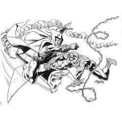 Раскраска: человек-паук (Супер герой) #78963 - Бесплатные раскраски для печати