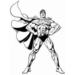 Раскраска: сверхчеловек (Супер герой) #83613 - Бесплатные раскраски для печати