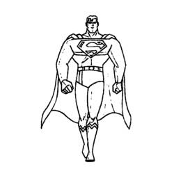 Раскраска: сверхчеловек (Супер герой) #83619 - Бесплатные раскраски для печати