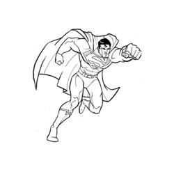 Раскраска: сверхчеловек (Супер герой) #83628 - Бесплатные раскраски для печати